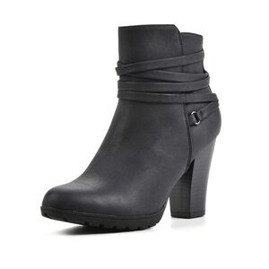 White Mountain Boots sz 9.5 Wraparound Block Heel NEW #K646